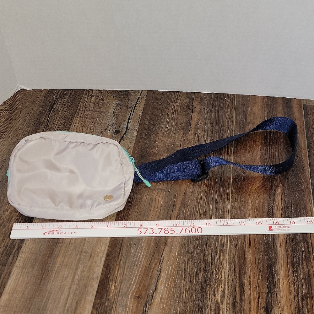 Doterra Cream and Navy Crossbody Bag
